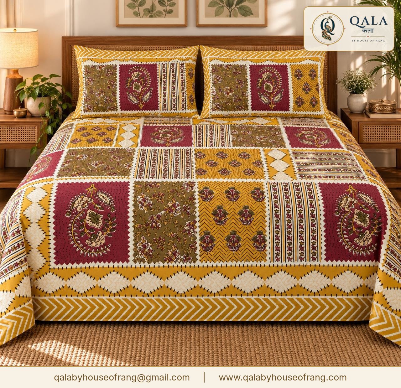 Anokhi Double Bedsheet